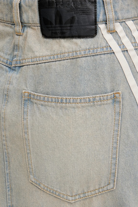 Traper suknja adidas Originals DENIM ZIP SKIRT JX9215