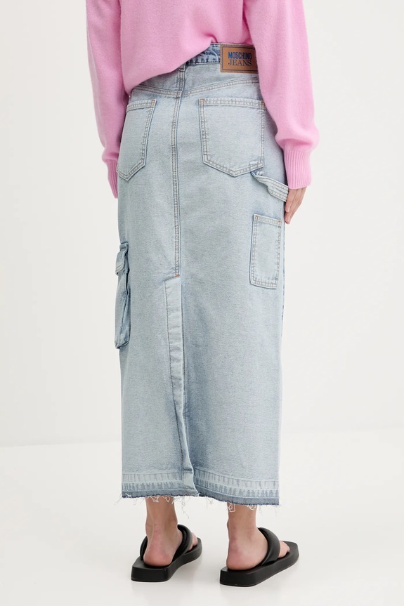 Îmbrăcăminte Moschino Jeans fustă din denim 0105.3719 albastru