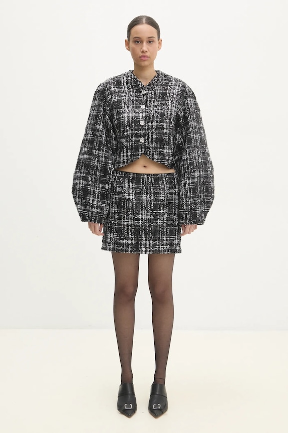 Rotate szoknya Boucle Mini 113556000 fekete