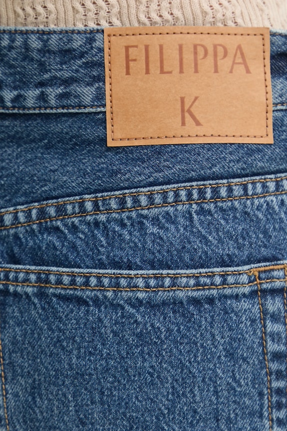 Rifľová sukňa Filippa K modrá 31375.FK