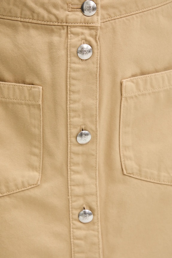 HUGO gonna in cotone beige 50536086