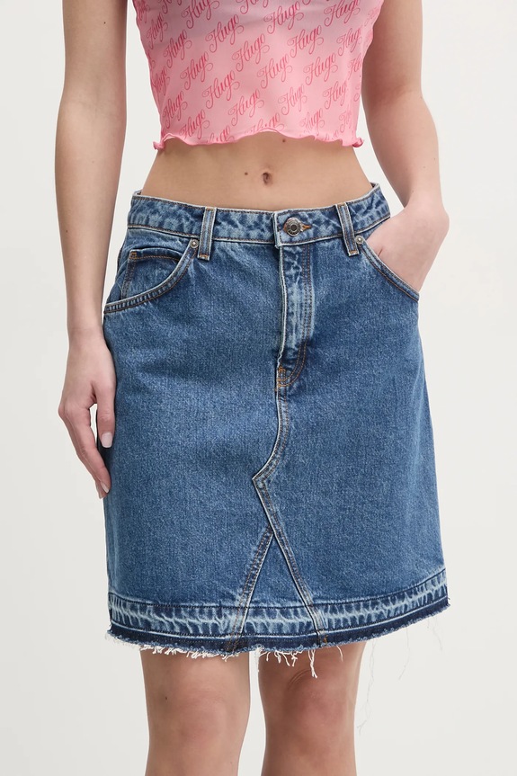Jeans krilo HUGO Mini modra 50539762