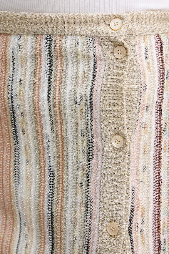 Sukňa Missoni béžová DS25SH0I.BR002H