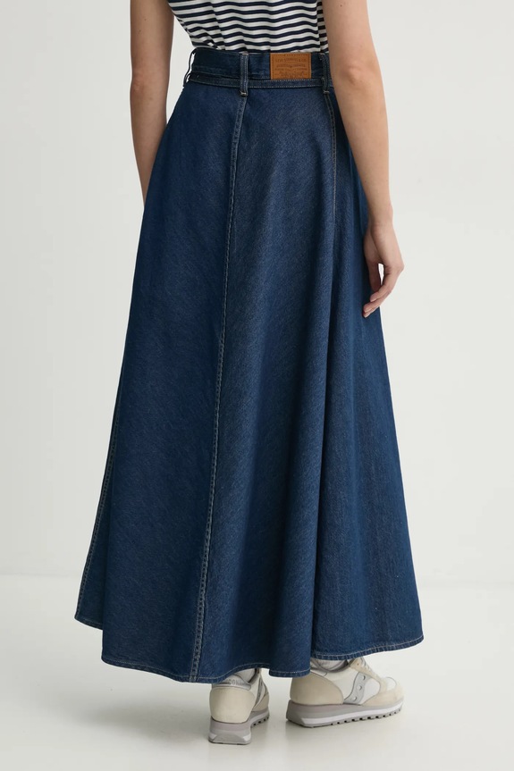 Ρούχα Τζιν φούστα Levi's XL SKIRT 001T4 σκούρο μπλε