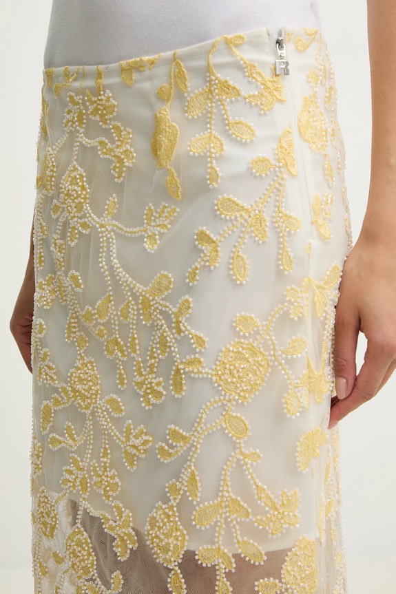 Suknja Rotate zlatna 113673858