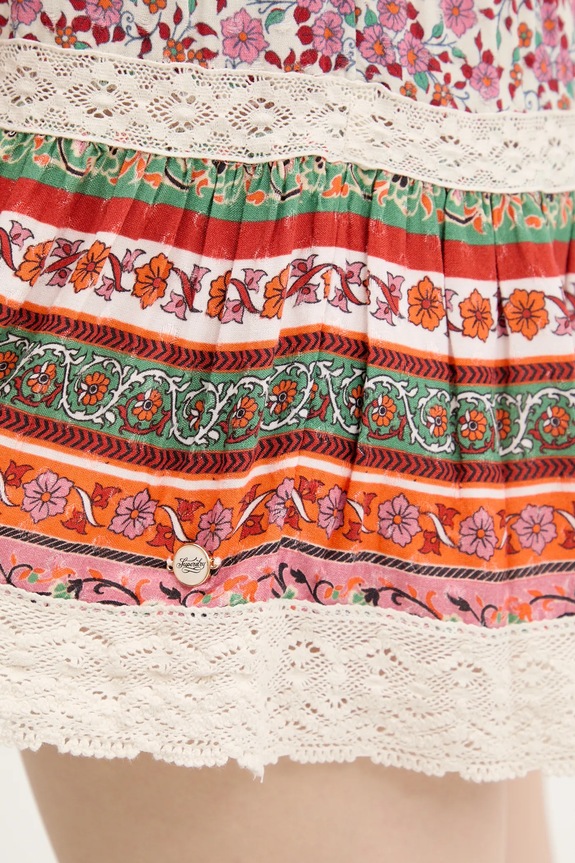 Φούστα Superdry ροζ W7210348A.F4C