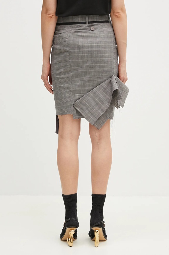 Oblečenie Sukňa s prímesou vlny Ottolinger Drape Pencil 123.300523.02 sivá