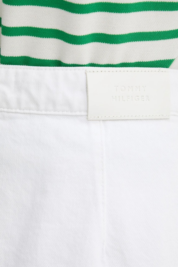 Βαμβακερή φούστα Tommy Hilfiger λευκό WW0WW44391