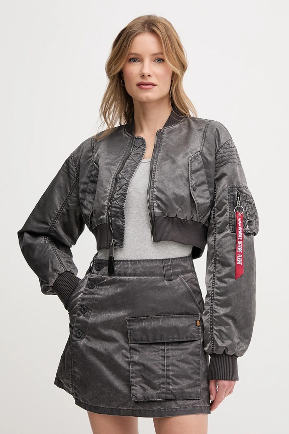 Φούστα Alpha Industries Vintage Mini Skirt γκρί 156052