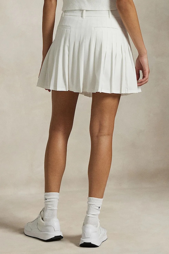 Polo Ralph Lauren fustă Wimbledon Collection 211970494 alb SS25