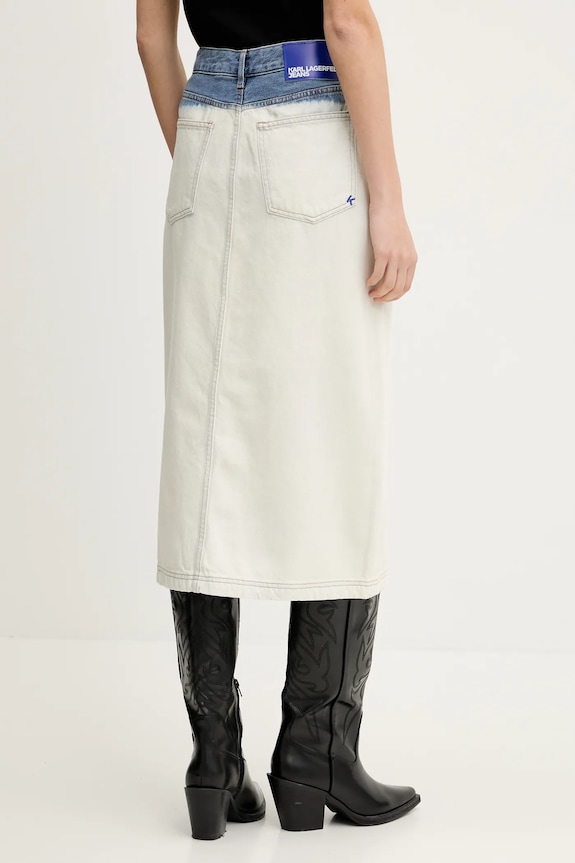 Oblečenie Rifľová sukňa Karl Lagerfeld Jeans A2W12014 modrá