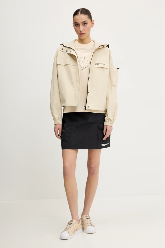 Karl Lagerfeld Jeans szoknya A2W12023 fekete SS25