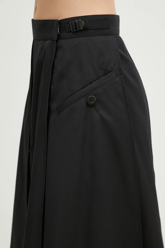 Pamučna suknja Undercover Skirt crna UP1E1601