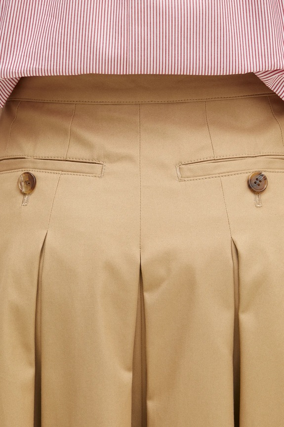 Undercover fusta din bumbac Skirt bej UP1E1603