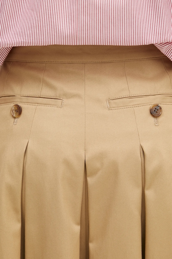 Undercover fusta din bumbac Skirt bej UP1E1603