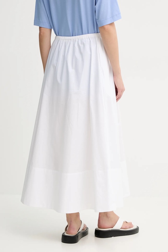 Abbigliamento By Malene Birger gonna in cotone PHEOBES 102064 bianco