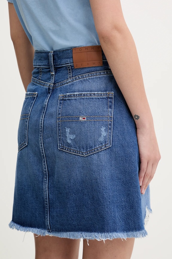 Ruházat Tommy Jeans farmer szoknya DW0DW20135 kék