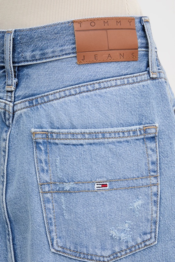 Traper suknja Tommy Jeans plava DW0DW21292