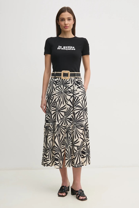 Φούστα La Petite Française JASMINE PFJASMINE μαύρο SS25