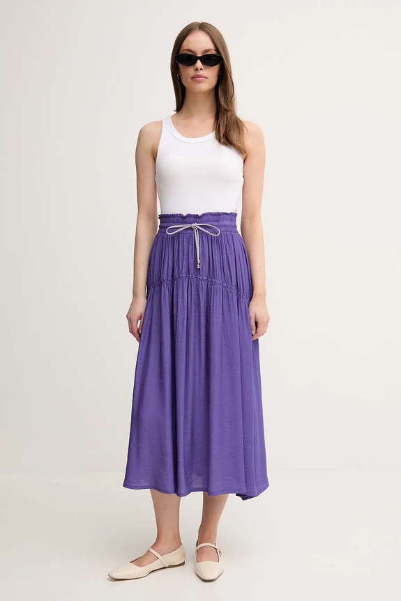 La Petite Française fustă JOSETTE PFJOSETTE violet SS25
