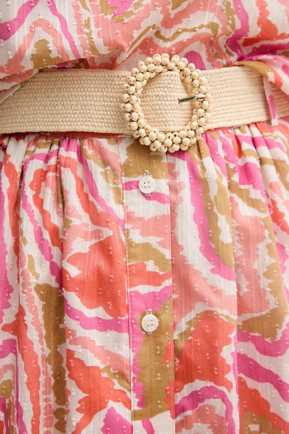 Βαμβακερή φούστα La Petite Française JULIETTE ροζ PFJULIETTE