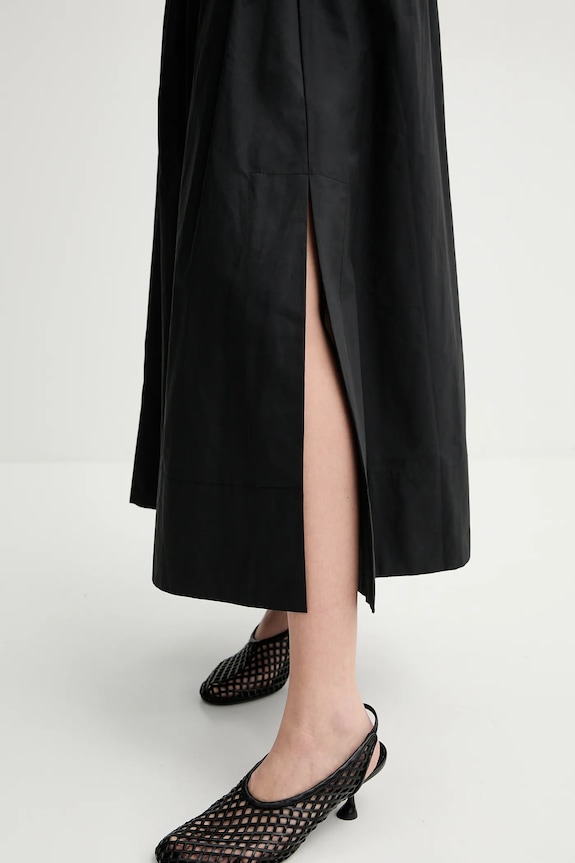 Herskind fustă din bumbac Herdis negru 5559202