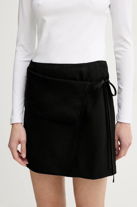 Herskind fustă Yana model fin negru 5555190