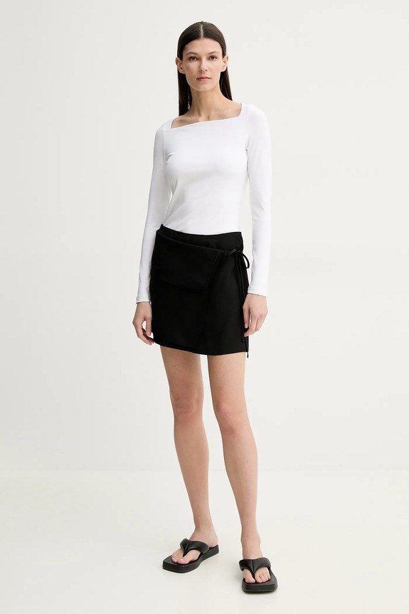 Herskind fustă Yana 5555190 negru SS25