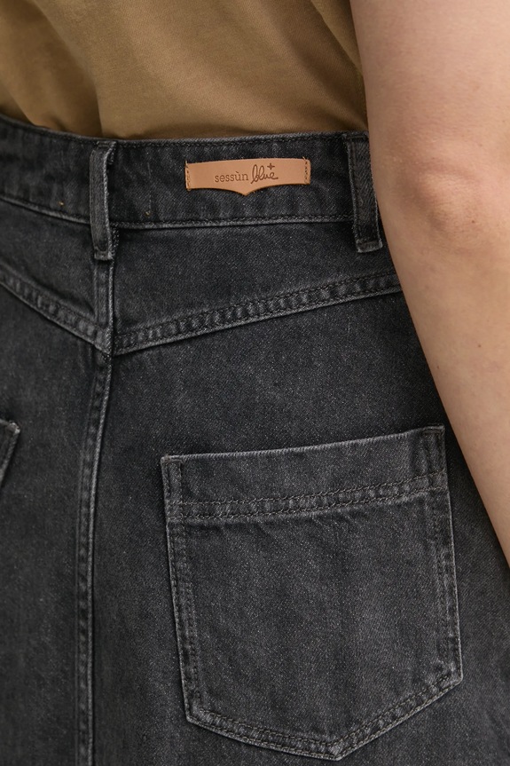 Sessun gonna di jeans grigio 23506006