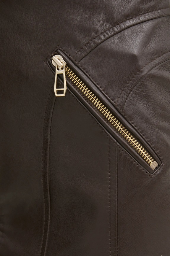 Joop! fusta de piele 80000701 maro