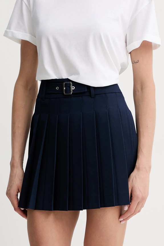 Liu Jo szoknya sima sötétkék WA5371.T1811