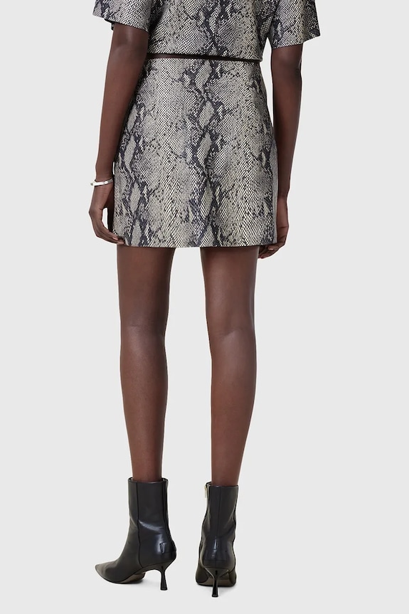 AllSaints fusta de piele RENAI W007RC multicolor