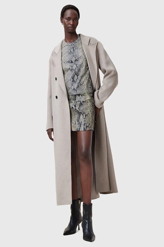 AllSaints fusta de piele RENAI W007RC