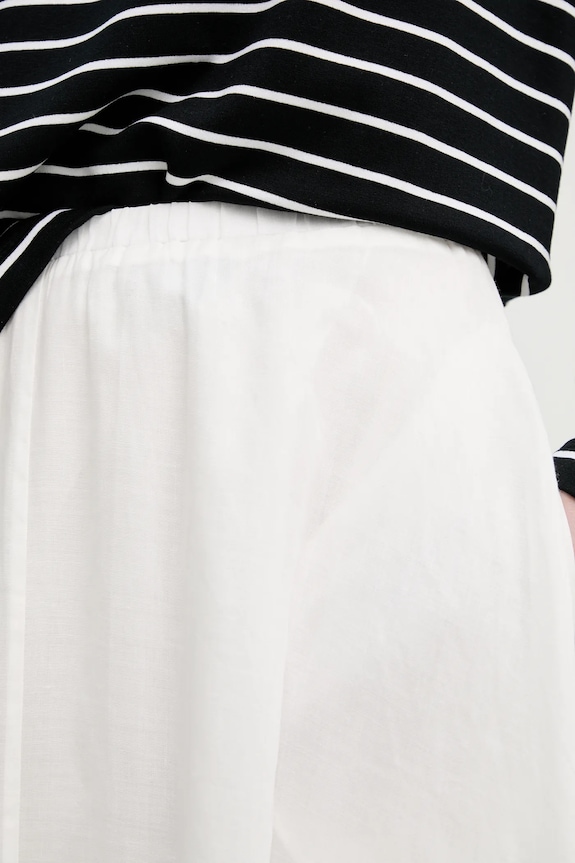 ISABELLE BLANCHE gonna di lino bianco IS25SS.G093.T019