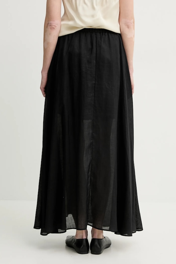 Abbigliamento ISABELLE BLANCHE gonna di lino IS25SS.G093.T019 nero