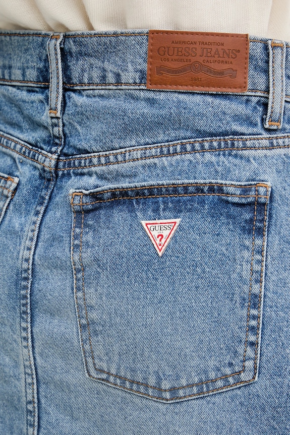 Τζιν φούστα Guess Jeans μπλε W5GD0Q.D5M4A