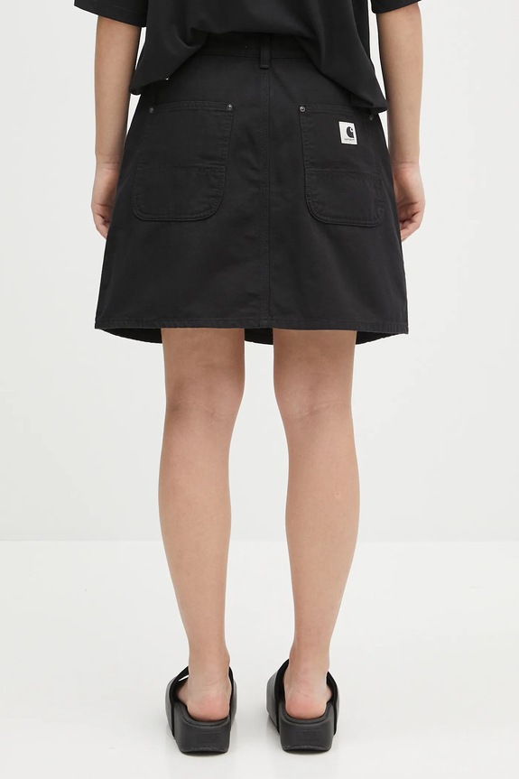 Îmbrăcăminte Carhartt WIP fustă jeans Maeve Double Knee Skirt I034836.8906 negru