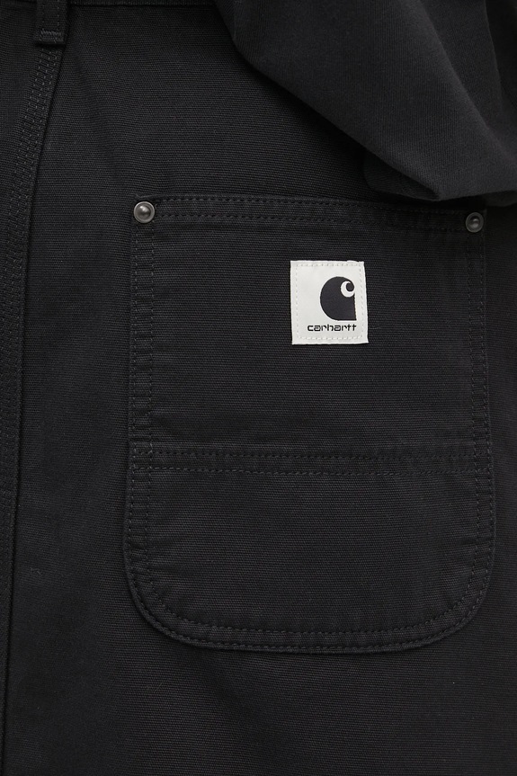 Carhartt WIP fustă jeans Maeve Double Knee Skirt negru I034836.8906