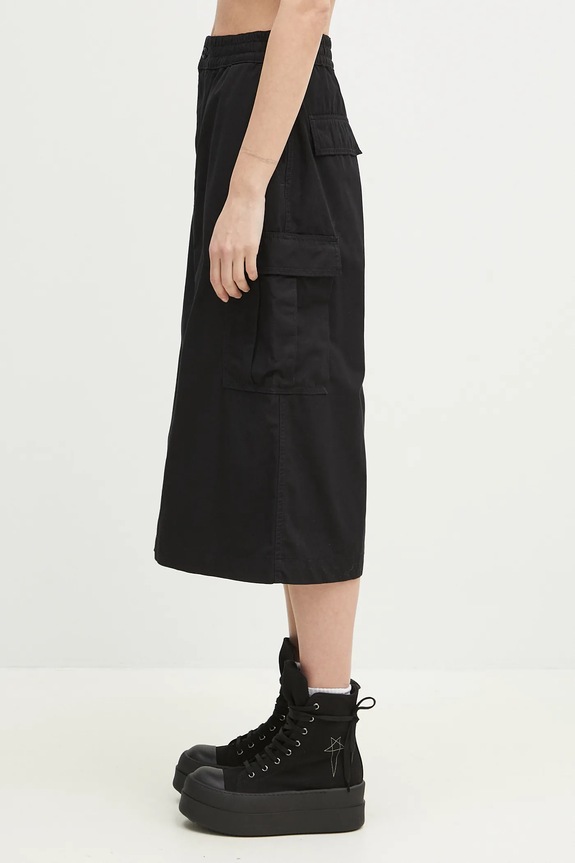 Pamučna suknja Carhartt WIP Jet Cargo Skirt I033148.8902 crna SS25