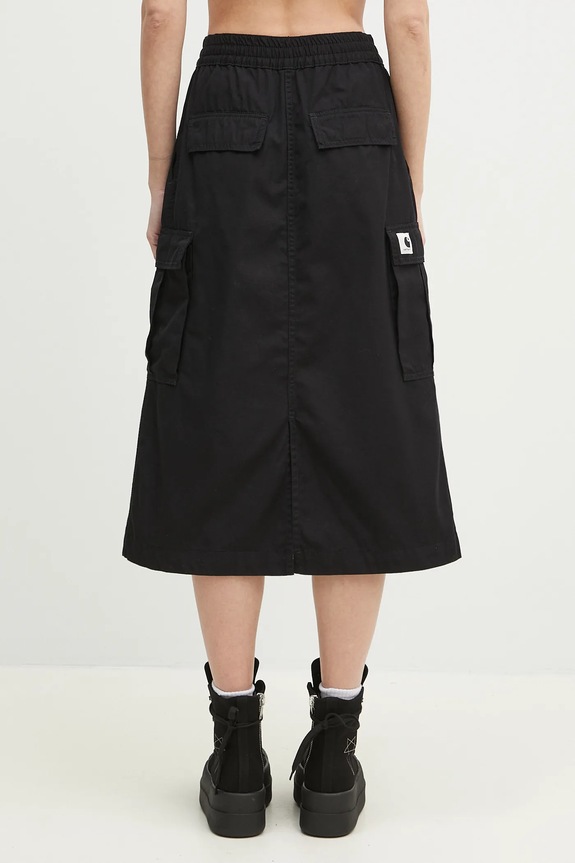 Odjeća Pamučna suknja Carhartt WIP Jet Cargo Skirt I033148.8902 crna