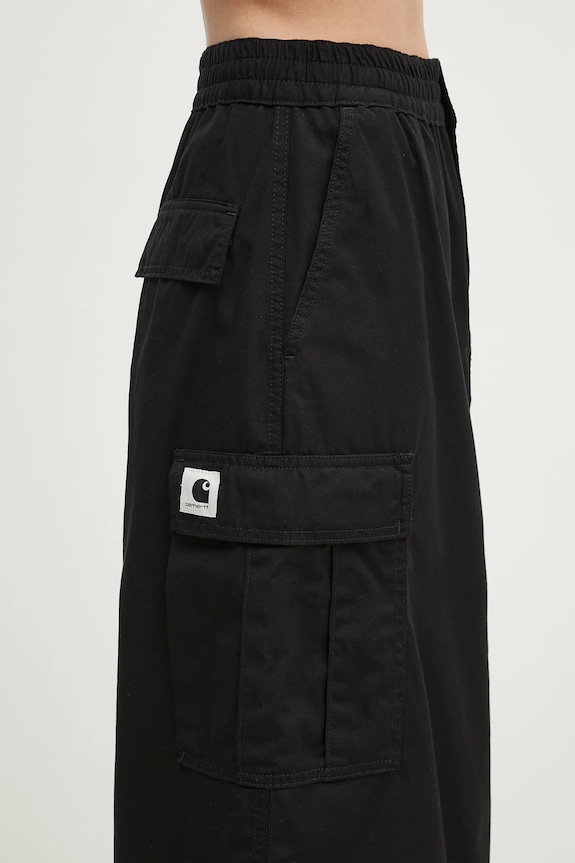 Pamučna suknja Carhartt WIP Jet Cargo Skirt crna I033148.8902