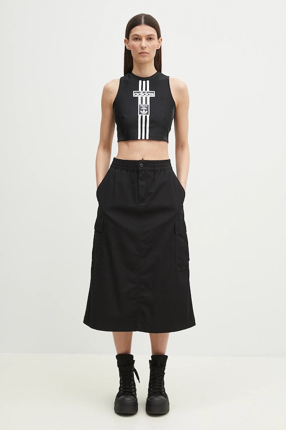 Pamučna suknja Carhartt WIP Jet Cargo Skirt I033148.8902 crna