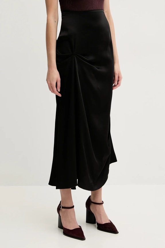 Victoria Beckham gonna midi nero 1225WSK006377A