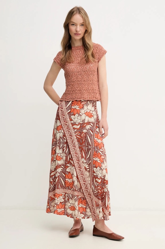 Suknja Hoss Intropia 8429014 smeđa SS25