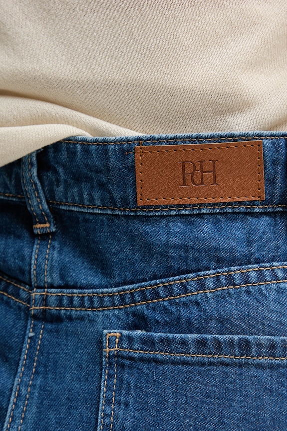 Памучна дънкова пола Pedro del Hierro син 7599294