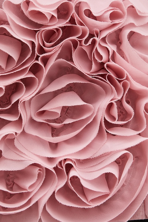 Спідниця з домішкою вовни AMBUSH Rose Skirt рожевий 12115389