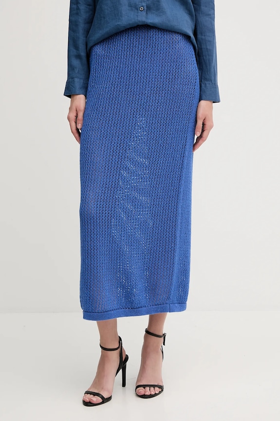 United Colors of Benetton szoknya sima lila 11365000B