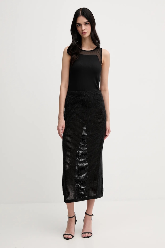 Φούστα United Colors of Benetton 11365000B μαύρο SS25