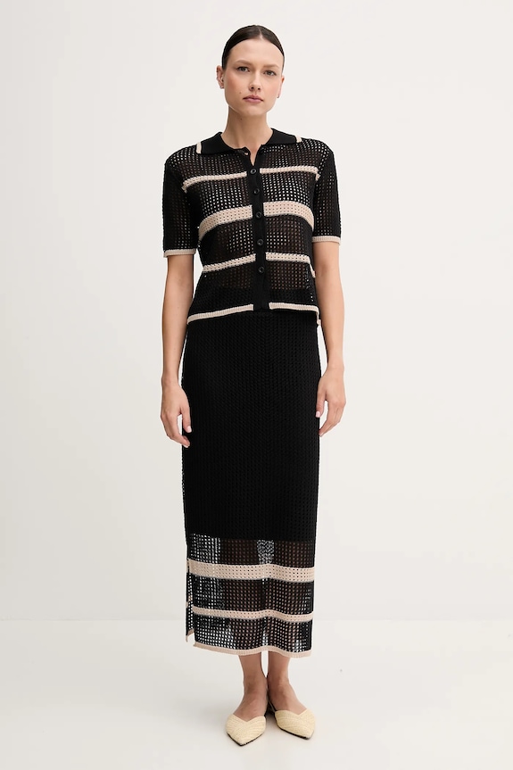 Joseph Ribkoff fustă 252923 negru SS25