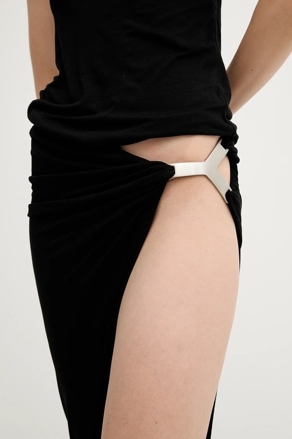 Φούστα Rick Owens Lilies μαύρο LI01E4315RV